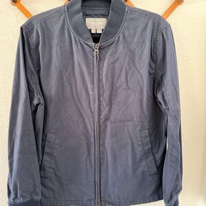 Ash & Erie Men's Classic Blue Bomber Jacket